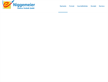 Tablet Screenshot of niggemeier-elektro-technik.de